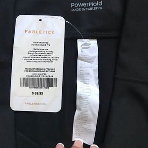 Fabletics High-Waisted Powerhold 7/8 NWT